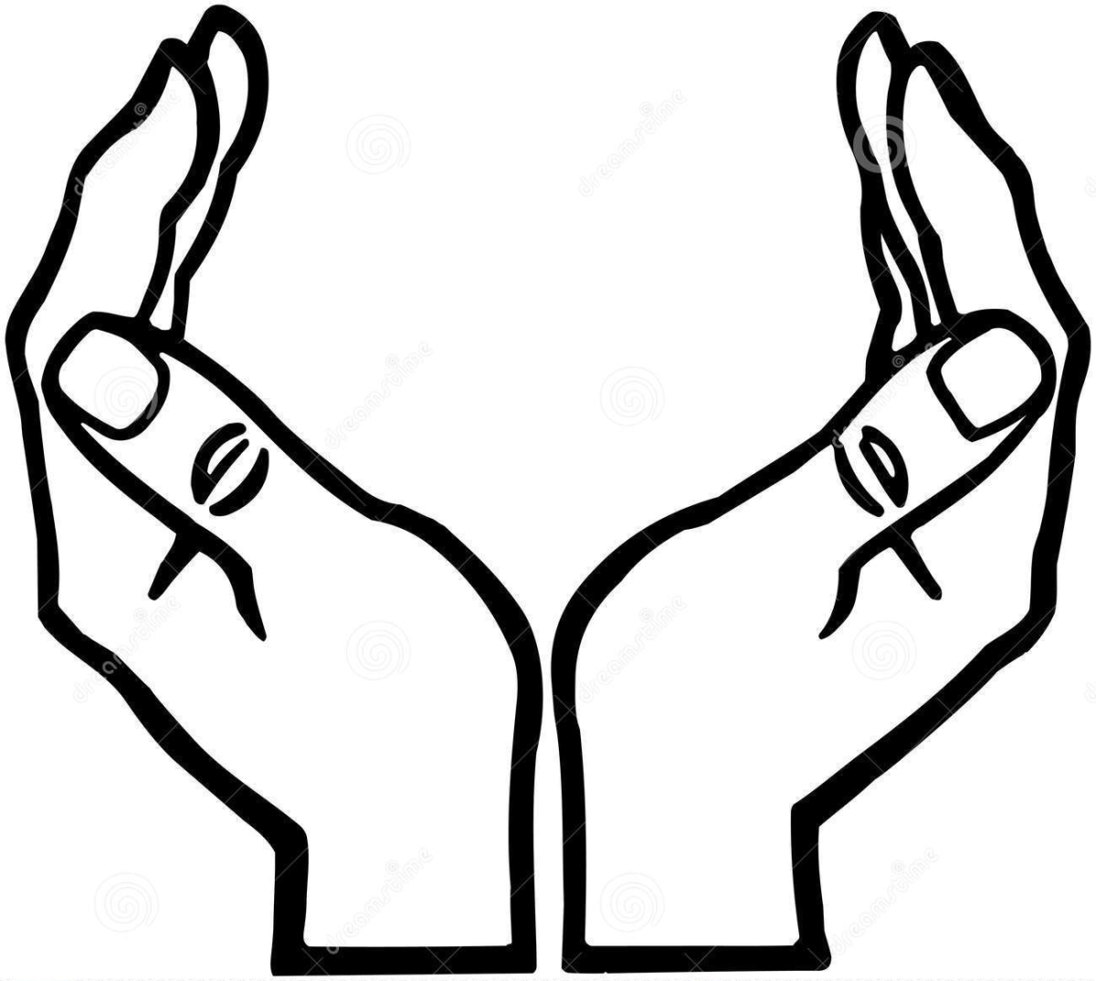 Две руки символ