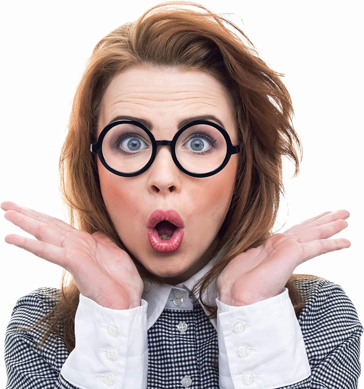 Картина удивленная женщина