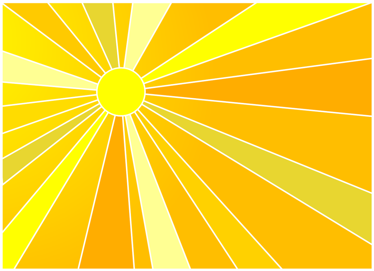 Лучики солнца