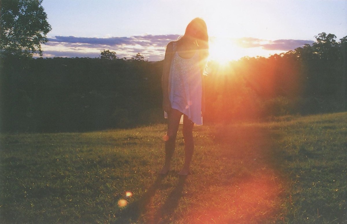 Селфи в лучах солнца