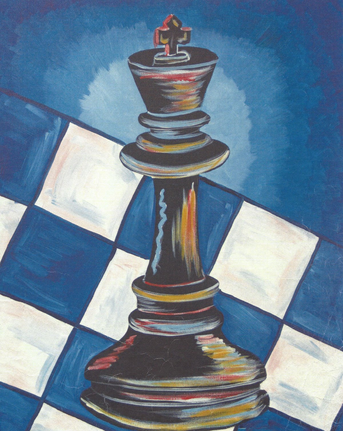 Шахматные фигуры живопись