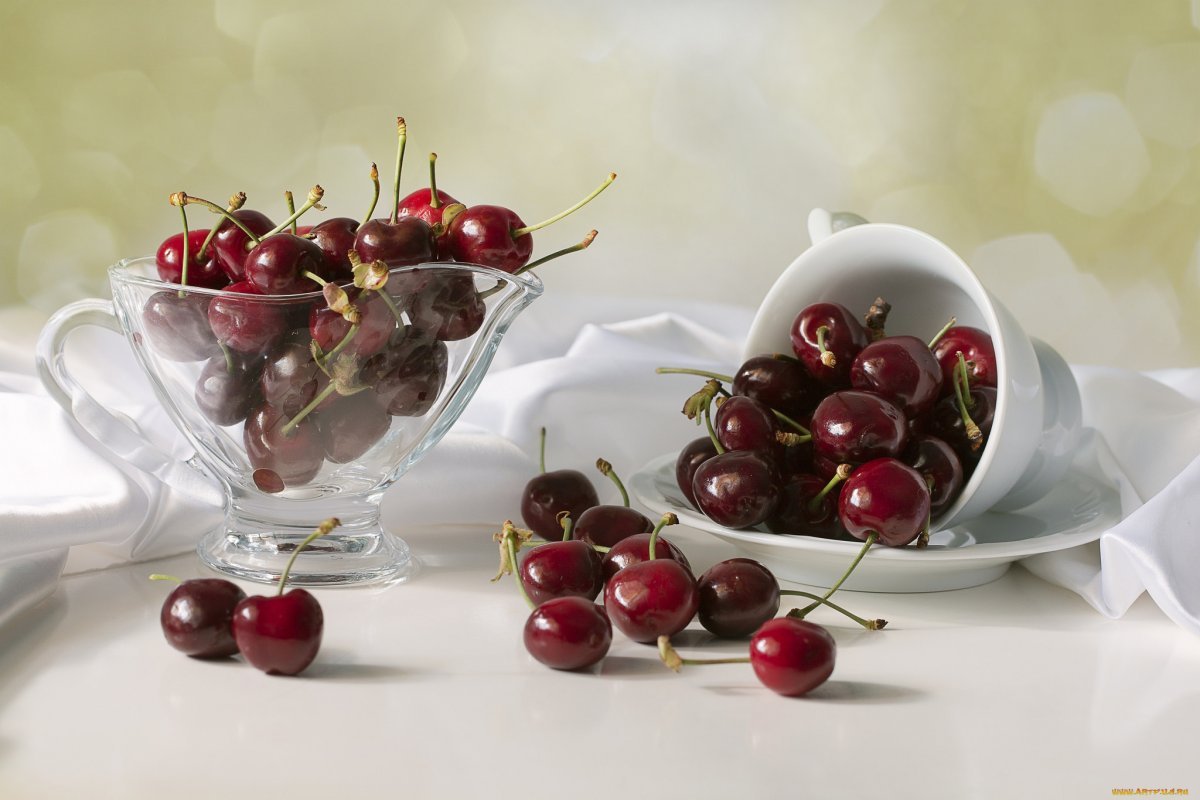 Утро лето черешня