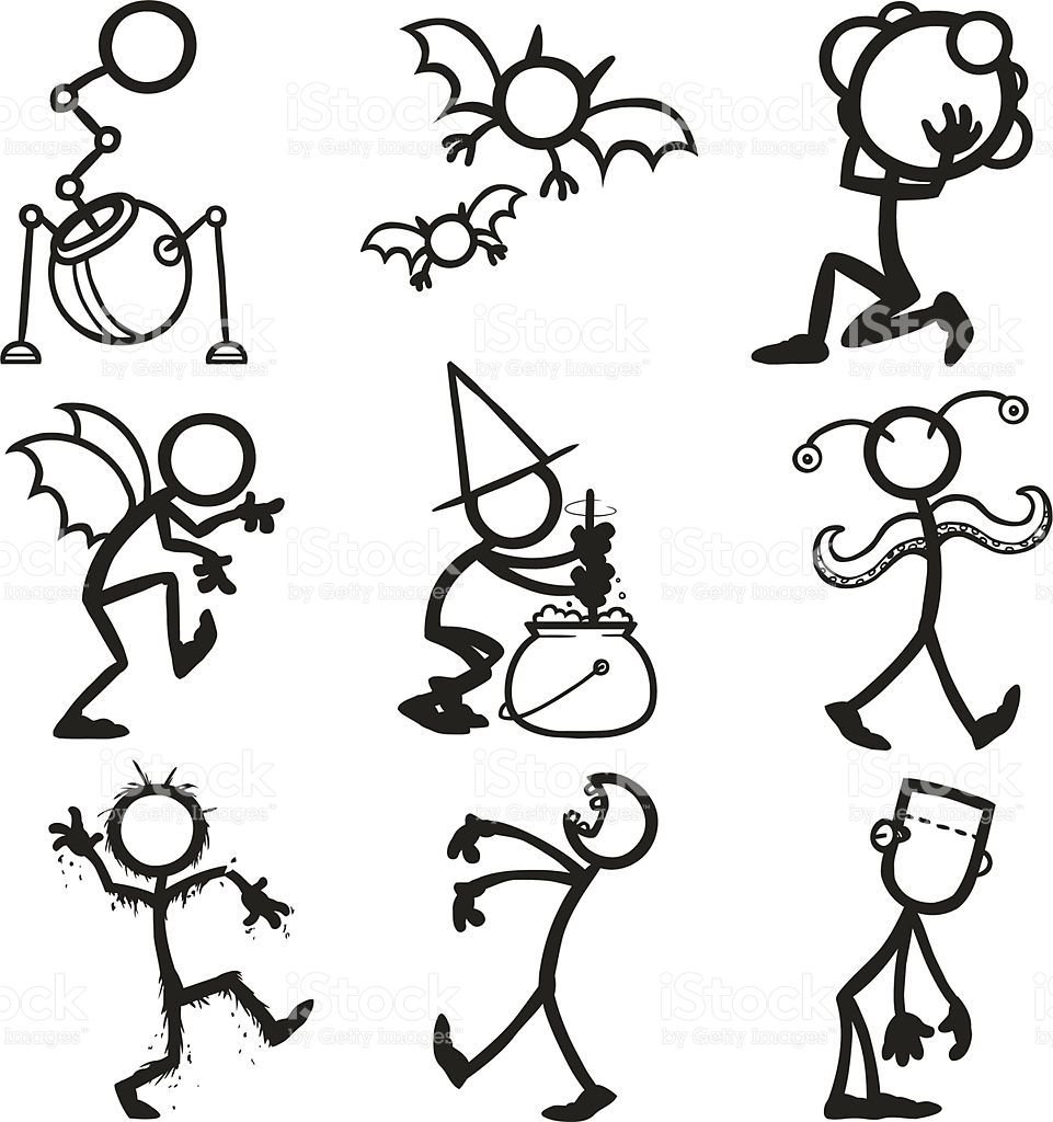 Смешные простые человечки