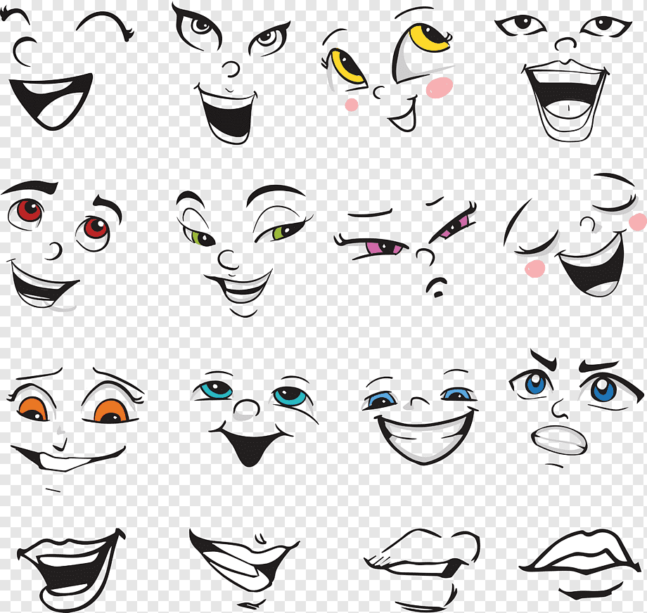 Рот мультяшные