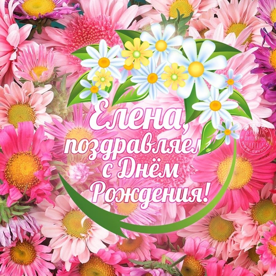 Поздравления с днём рождения Елене