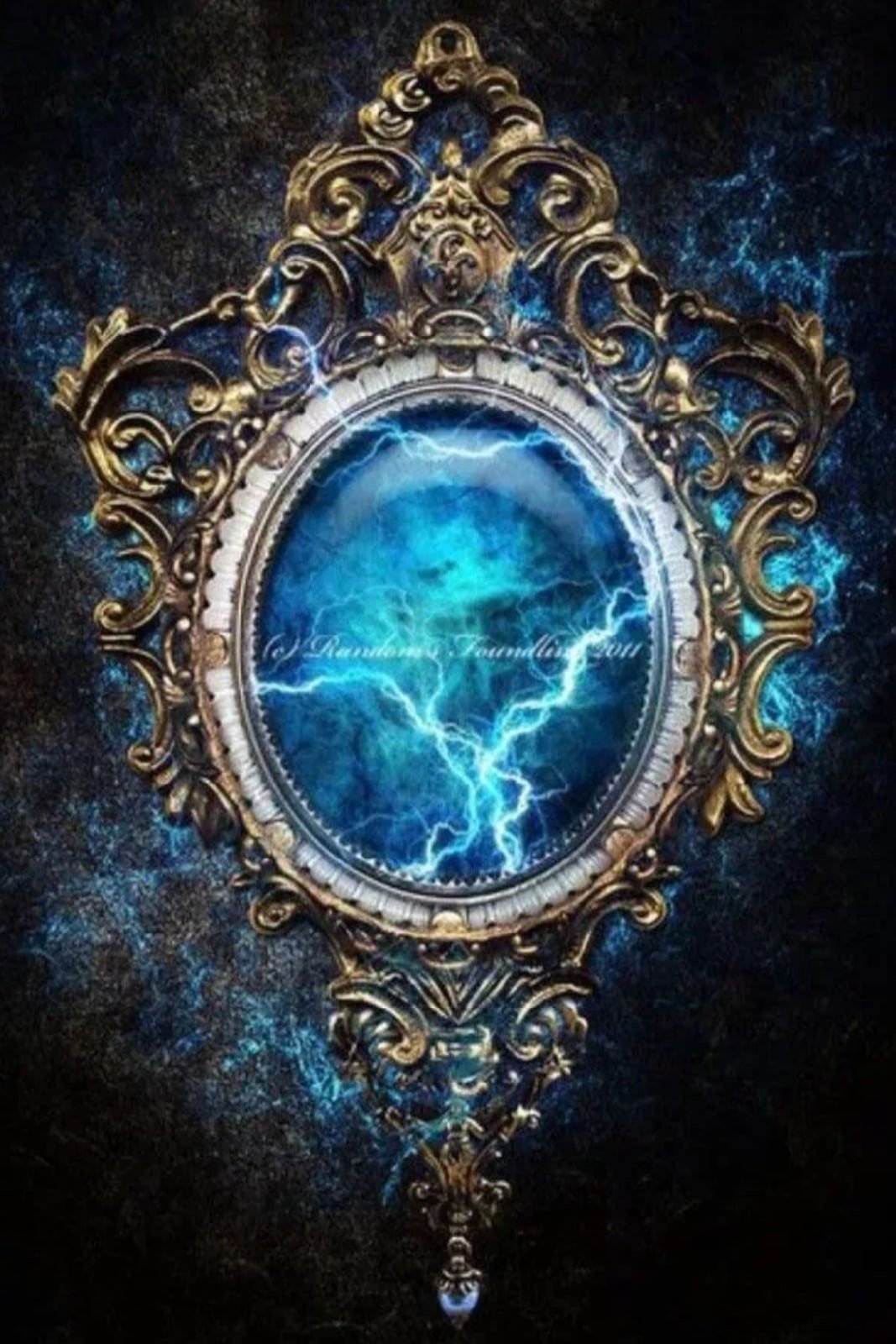 Зеркальный щит фэнтези