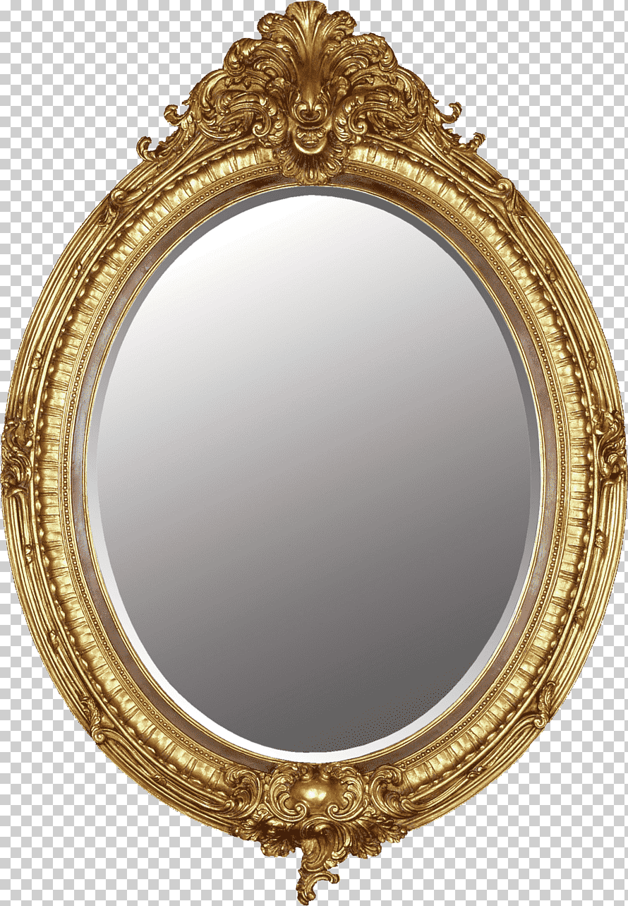 Зеркало на прозрачном фоне