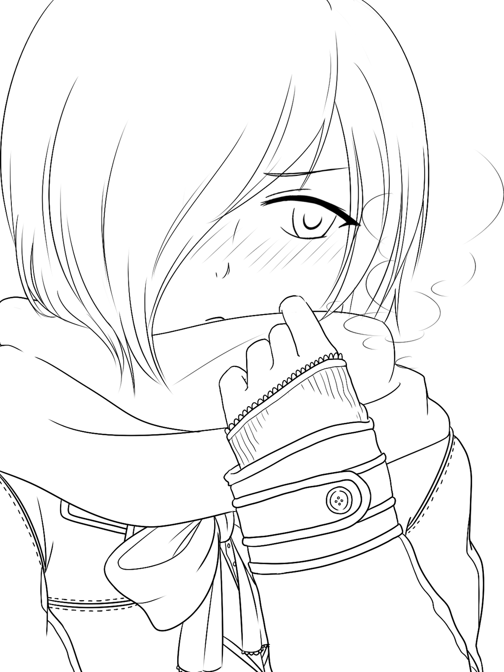 Раскраски аниме Токийский гуль