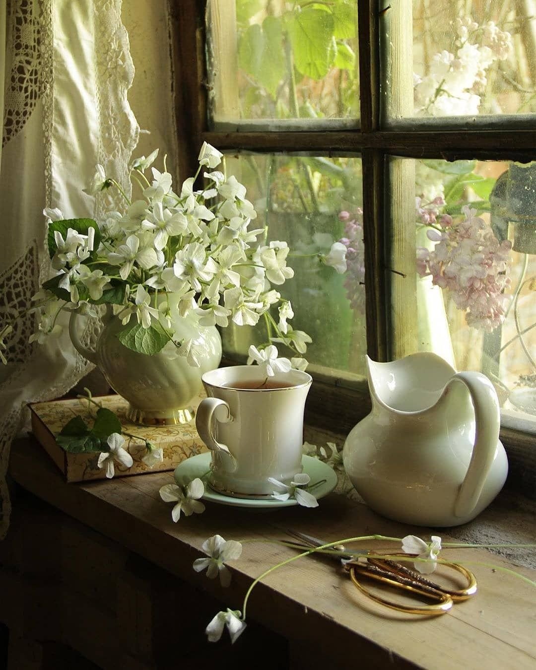 Весеннее утро в деревне