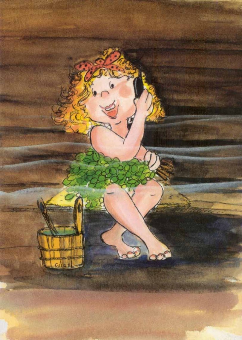 Банные карикатуры