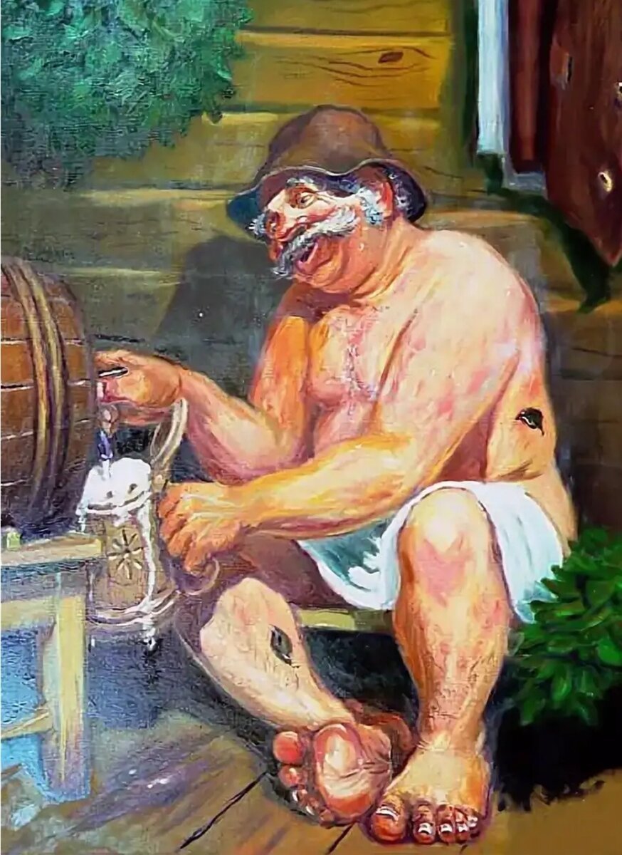 Баня рисунок