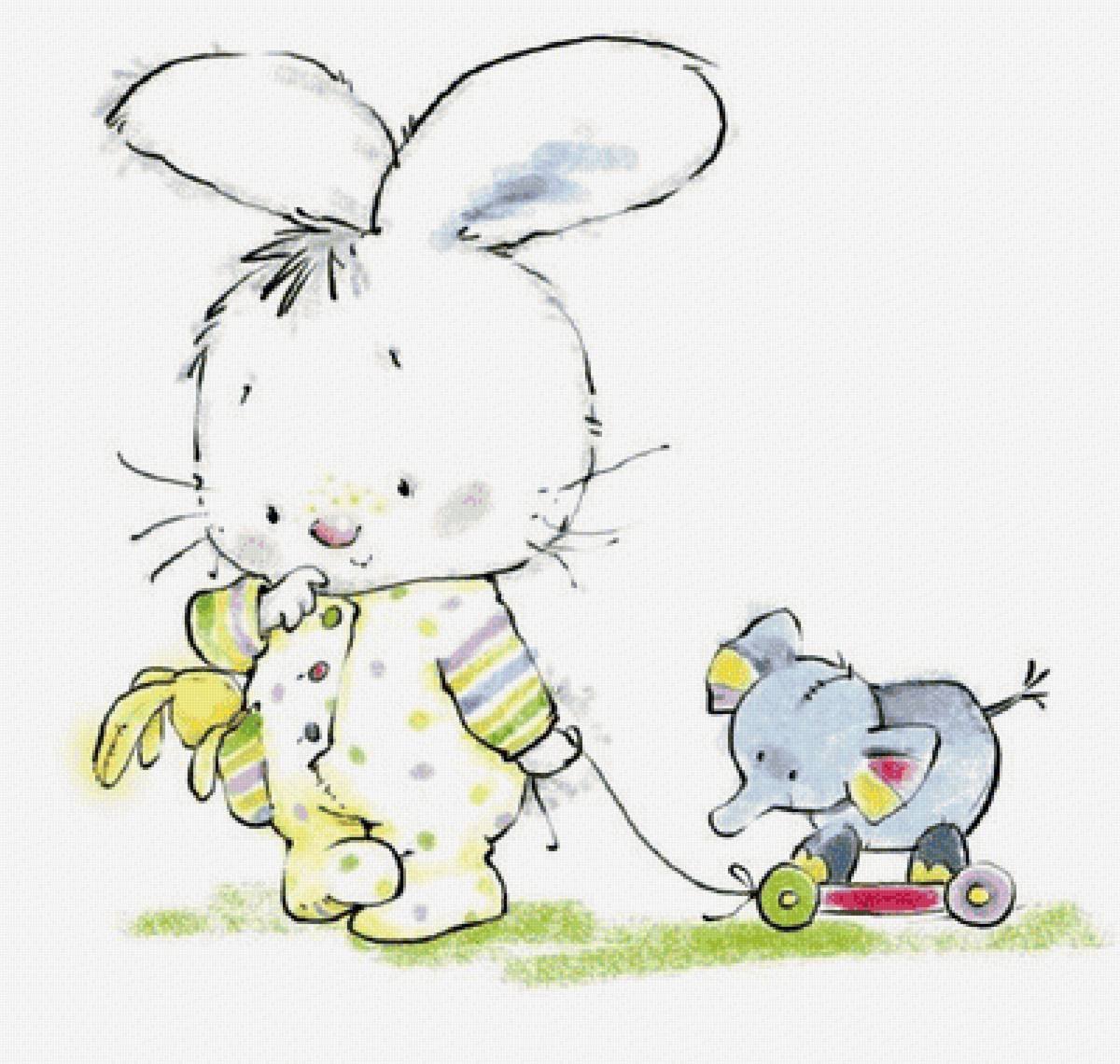 Рисунки Федотовой Марины зайки