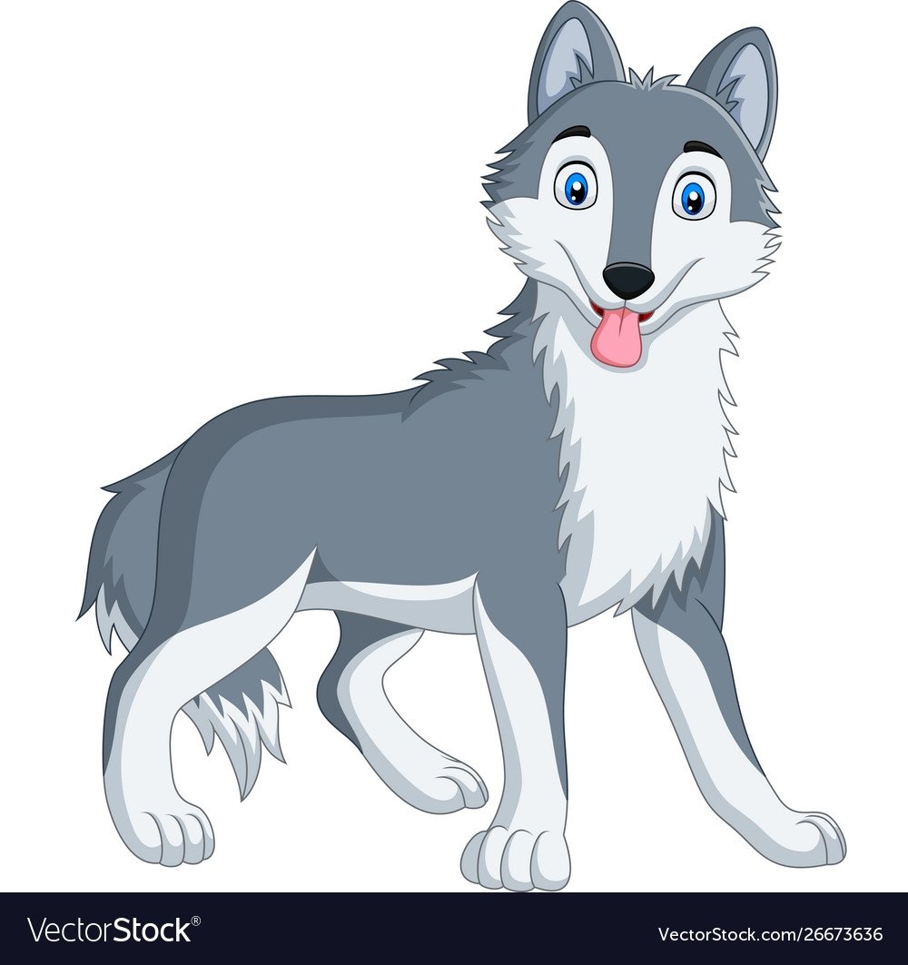 Волк мультяшный картинки
