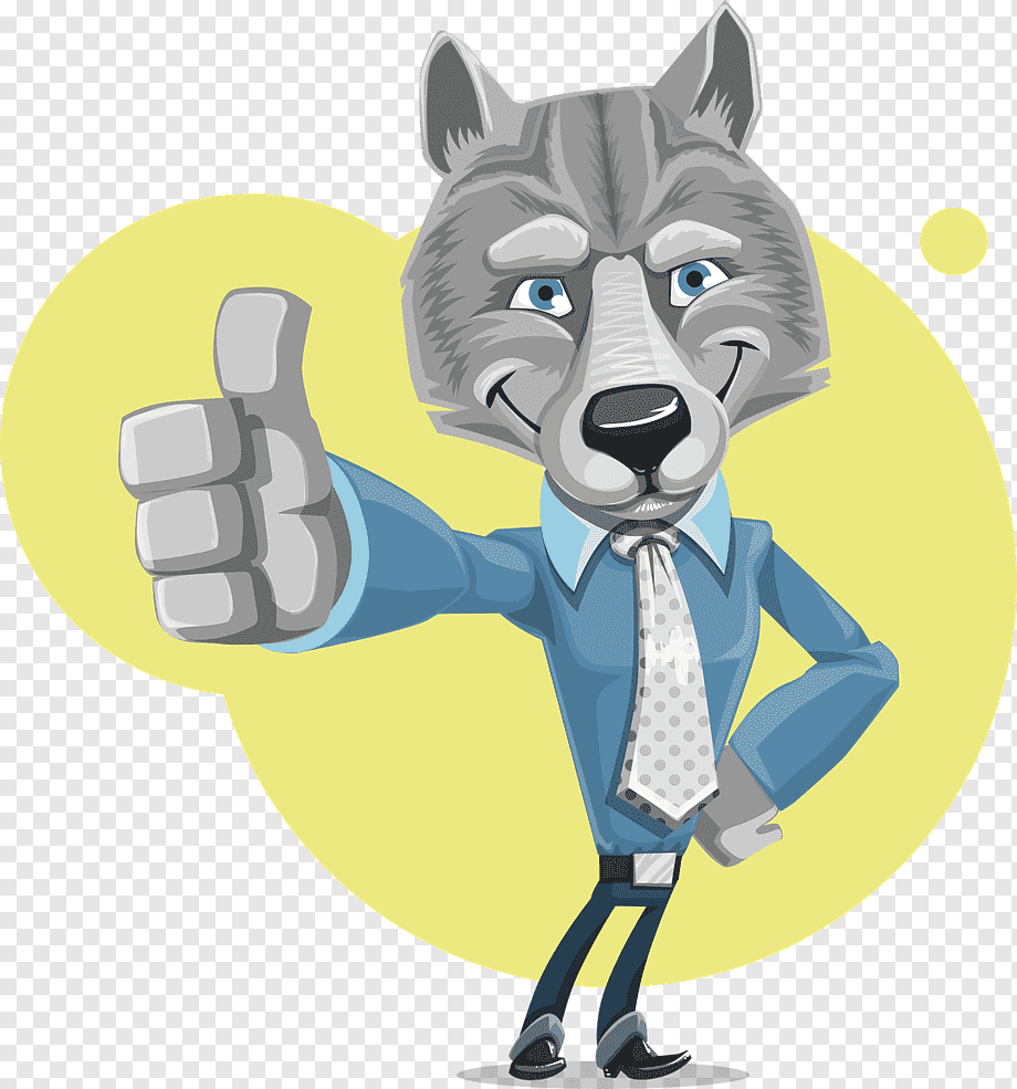 Волк мультипликационный