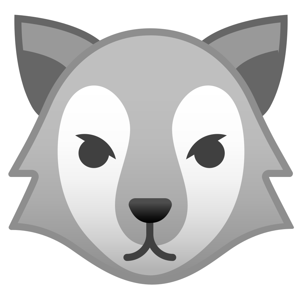 ЭМОДЖИ волк