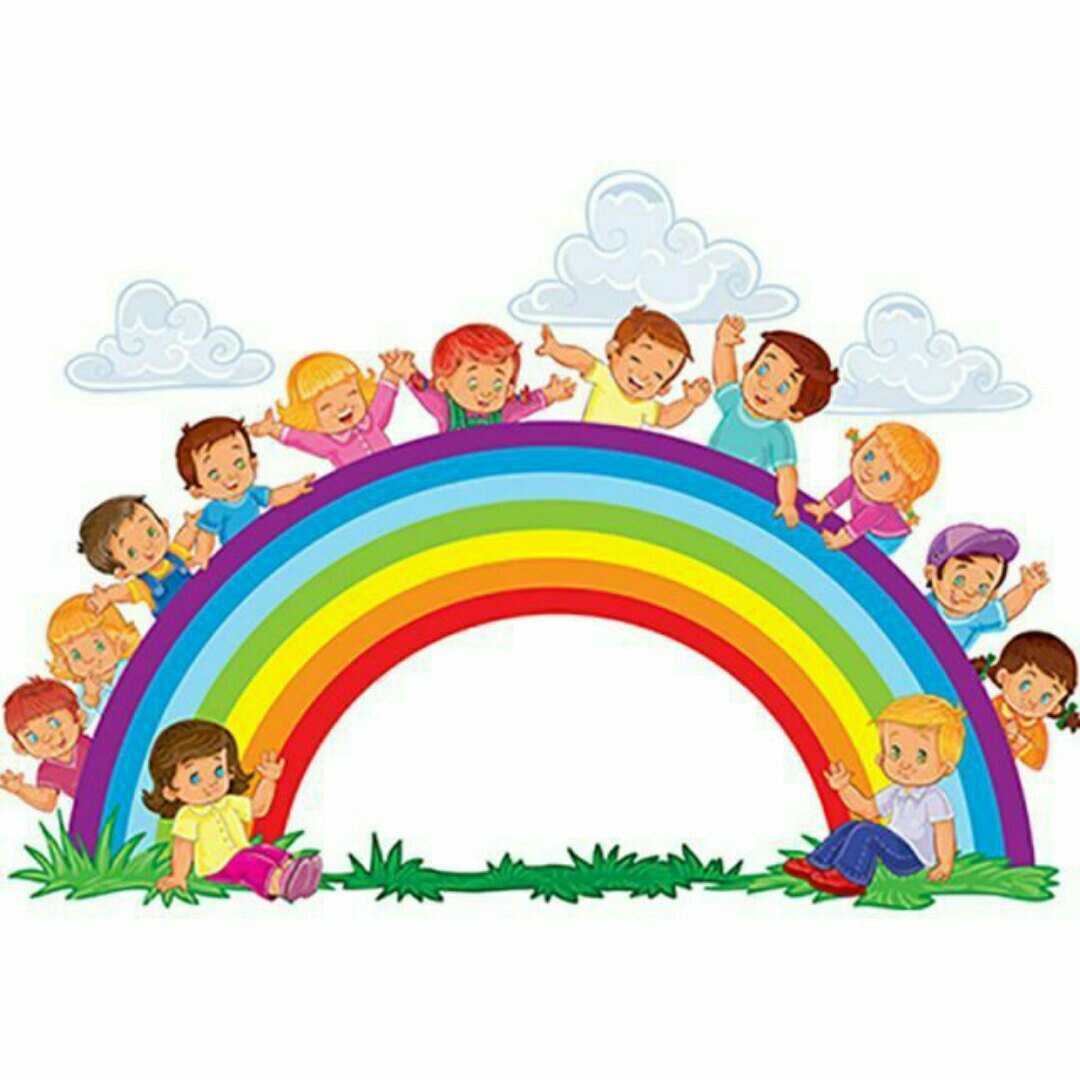 Много нарисованных детей