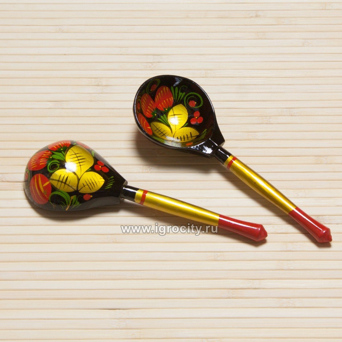 Flight MS-2zx музыкальные ложки "Золотая Хохлома", пара