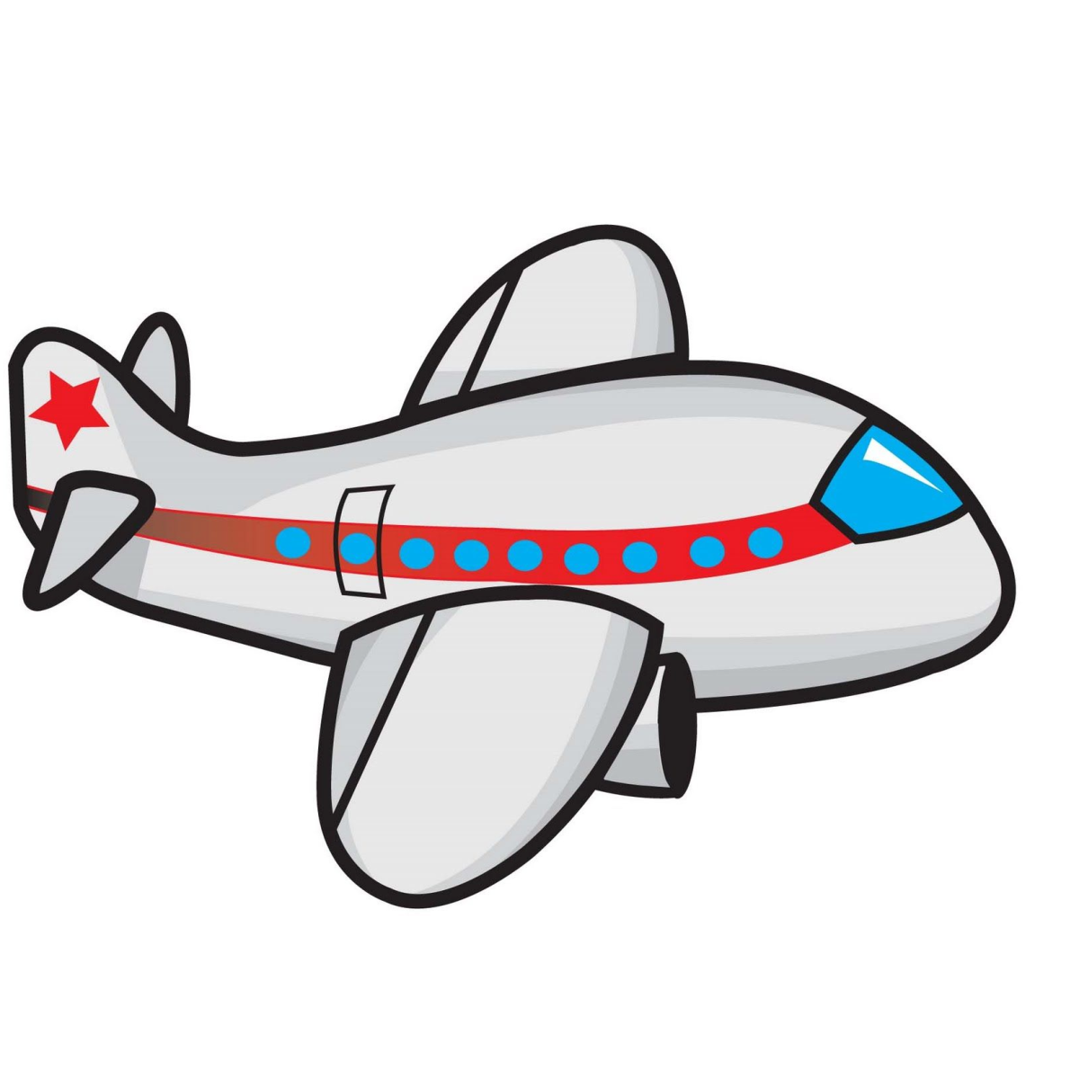 Рисунок самолетик детский на белом