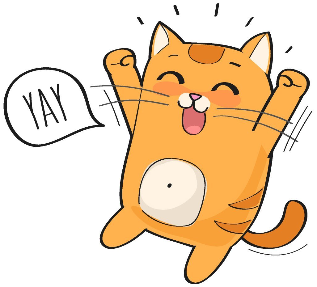 Стикеры рыжие коты