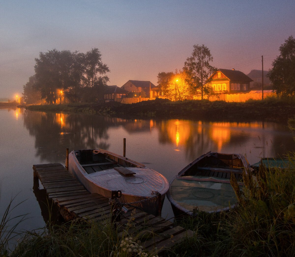 Вечер в деревне
