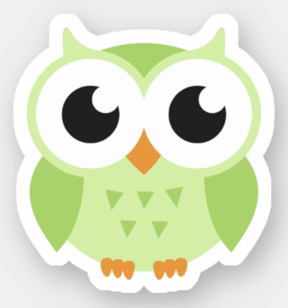 Сова рисунок милый