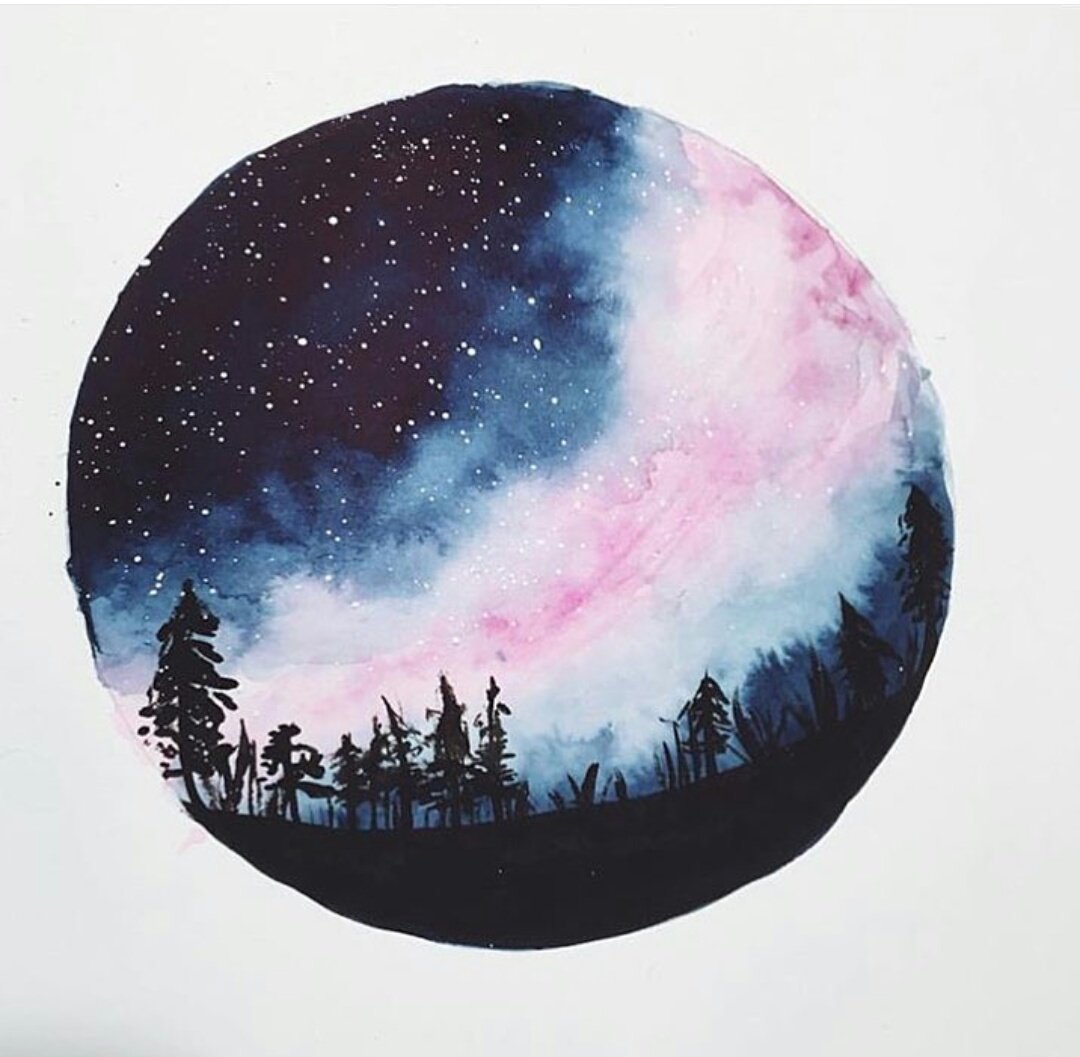 Пейзаж в круге