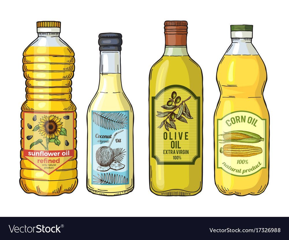 Разное растительное масло