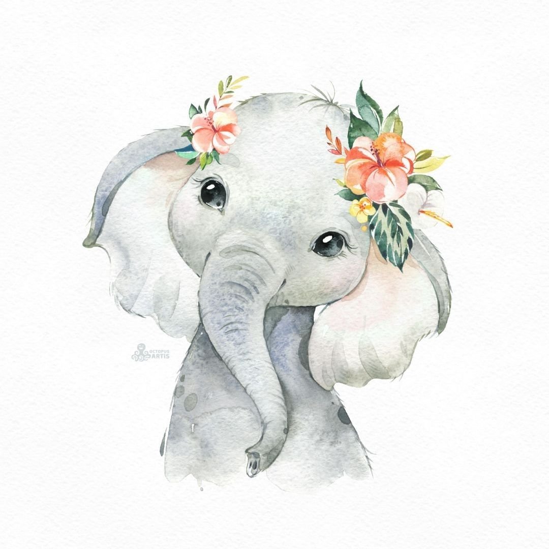 Акварельные зверюшки