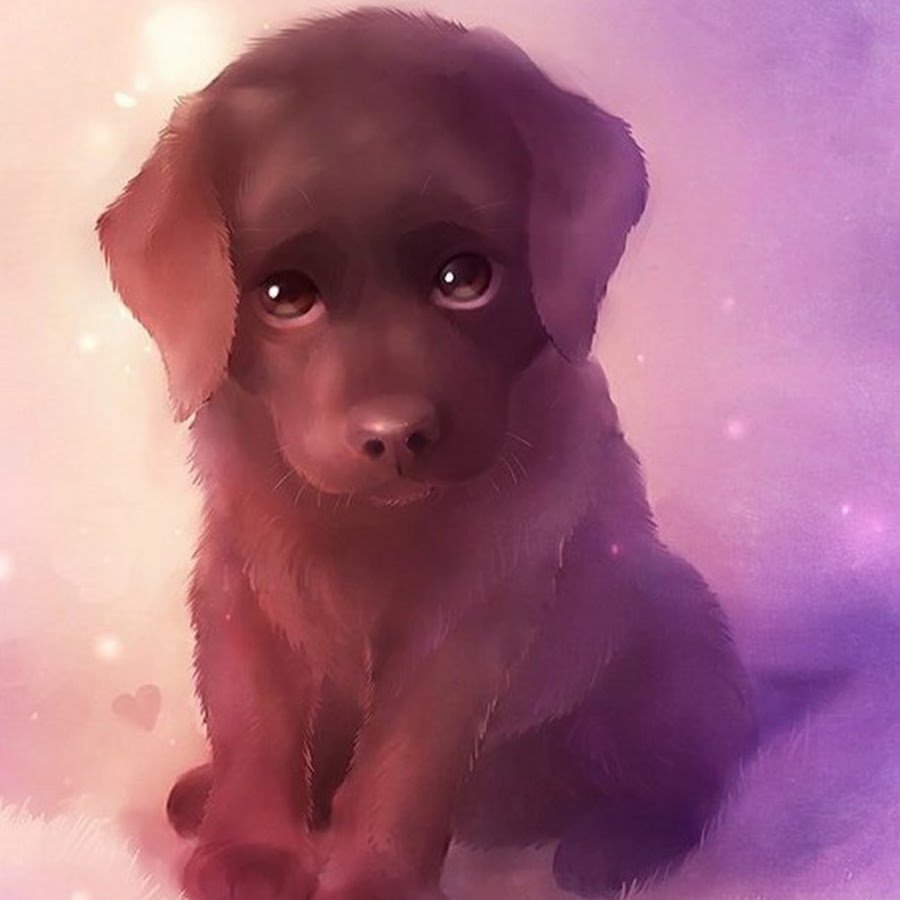 Щенок арт