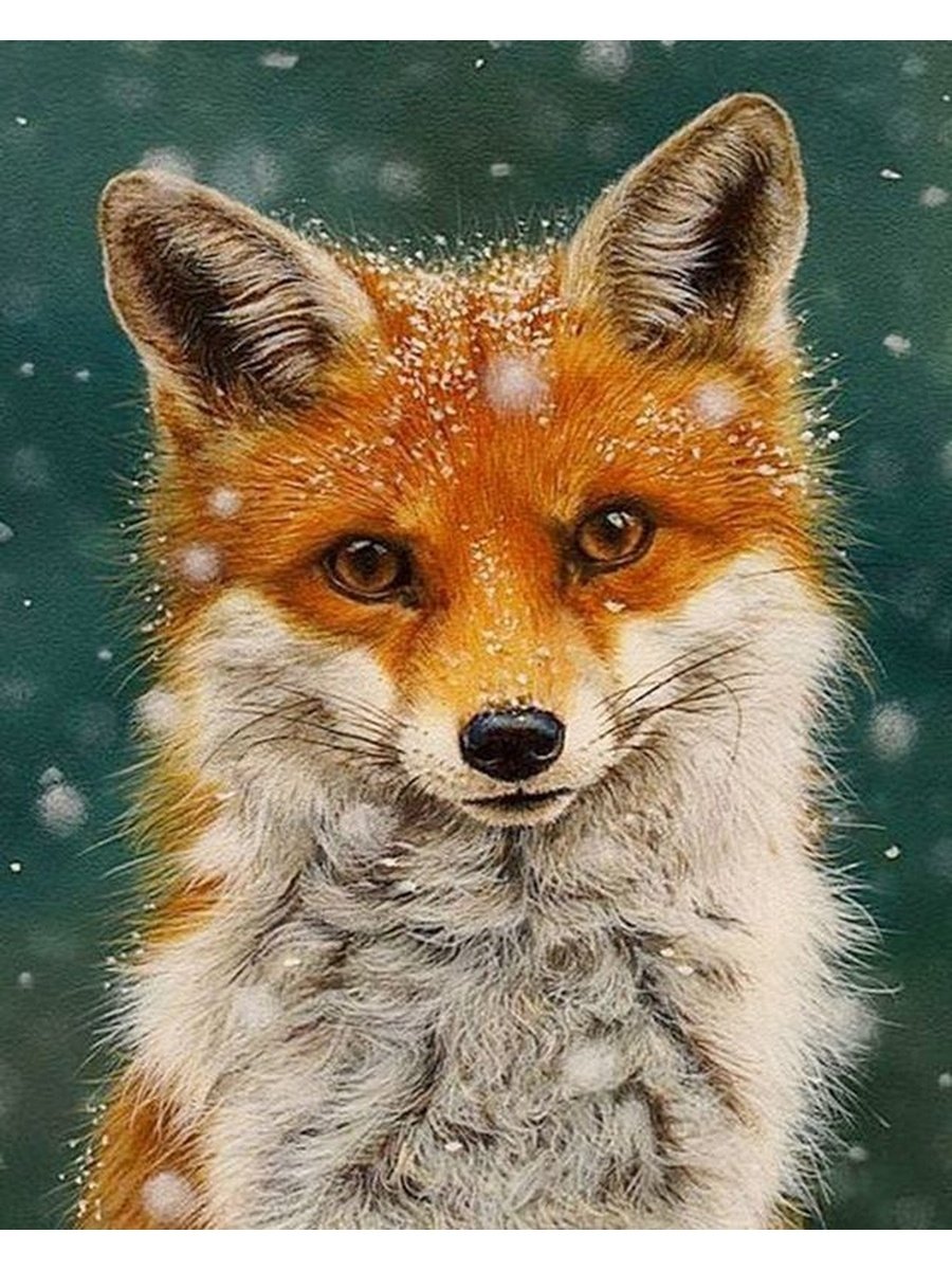 Алмазная мозайка Лисенок