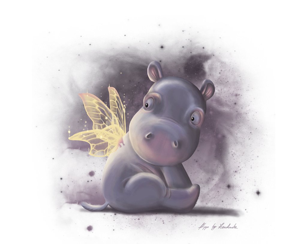 Бегемотик с крыльями