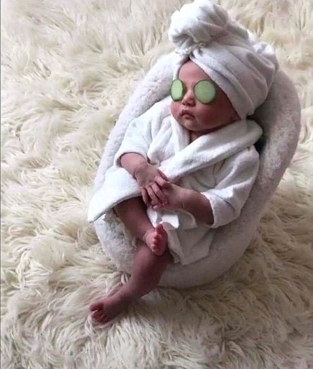 Смешные фотосессии младенцев