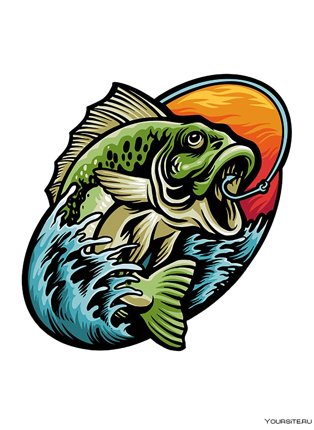 Рыболовные Стикеры