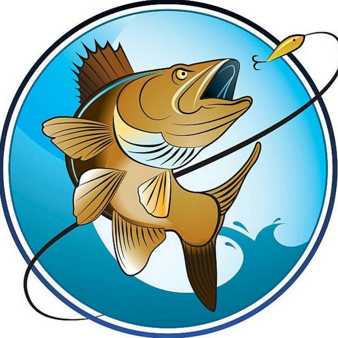 Логотип рыболовного магазина
