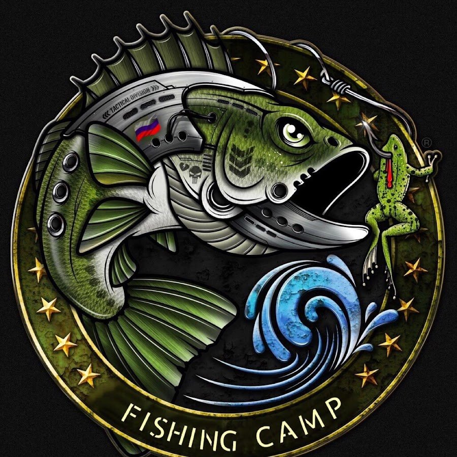 Эмблема рыболова