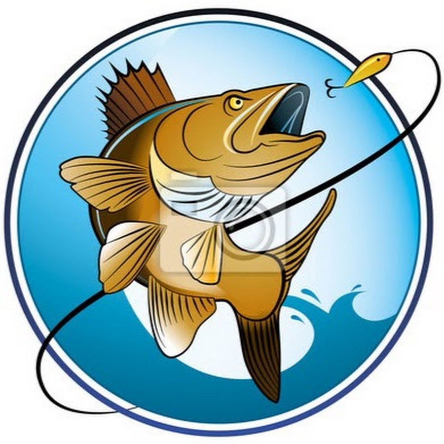 Логотип рыболовного магазина