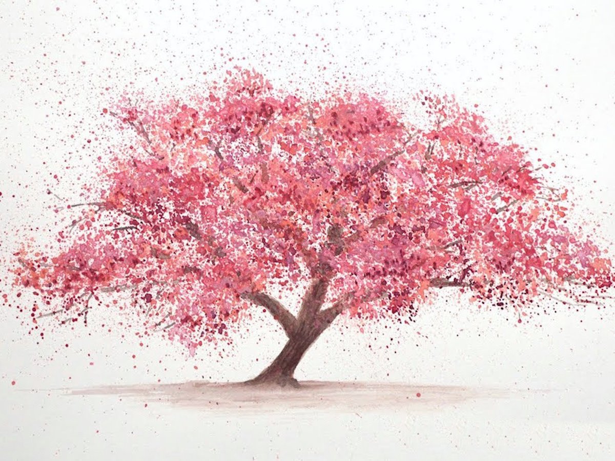 Рисование брызгами