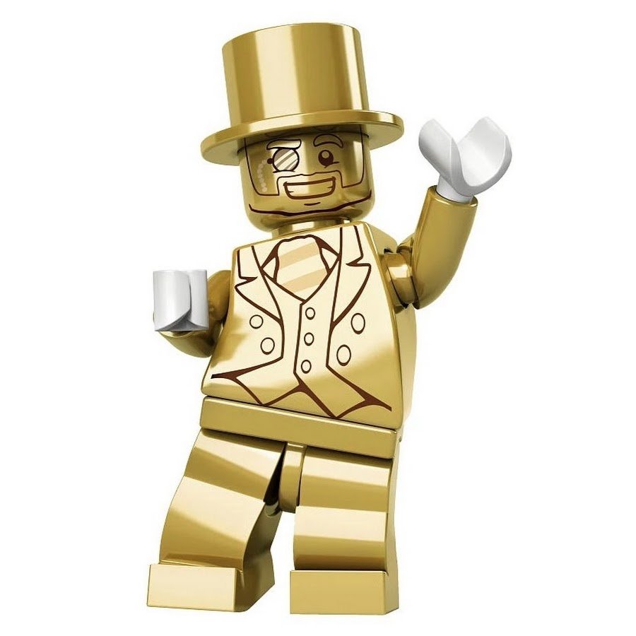 Лего Minifigures Мистер золотой