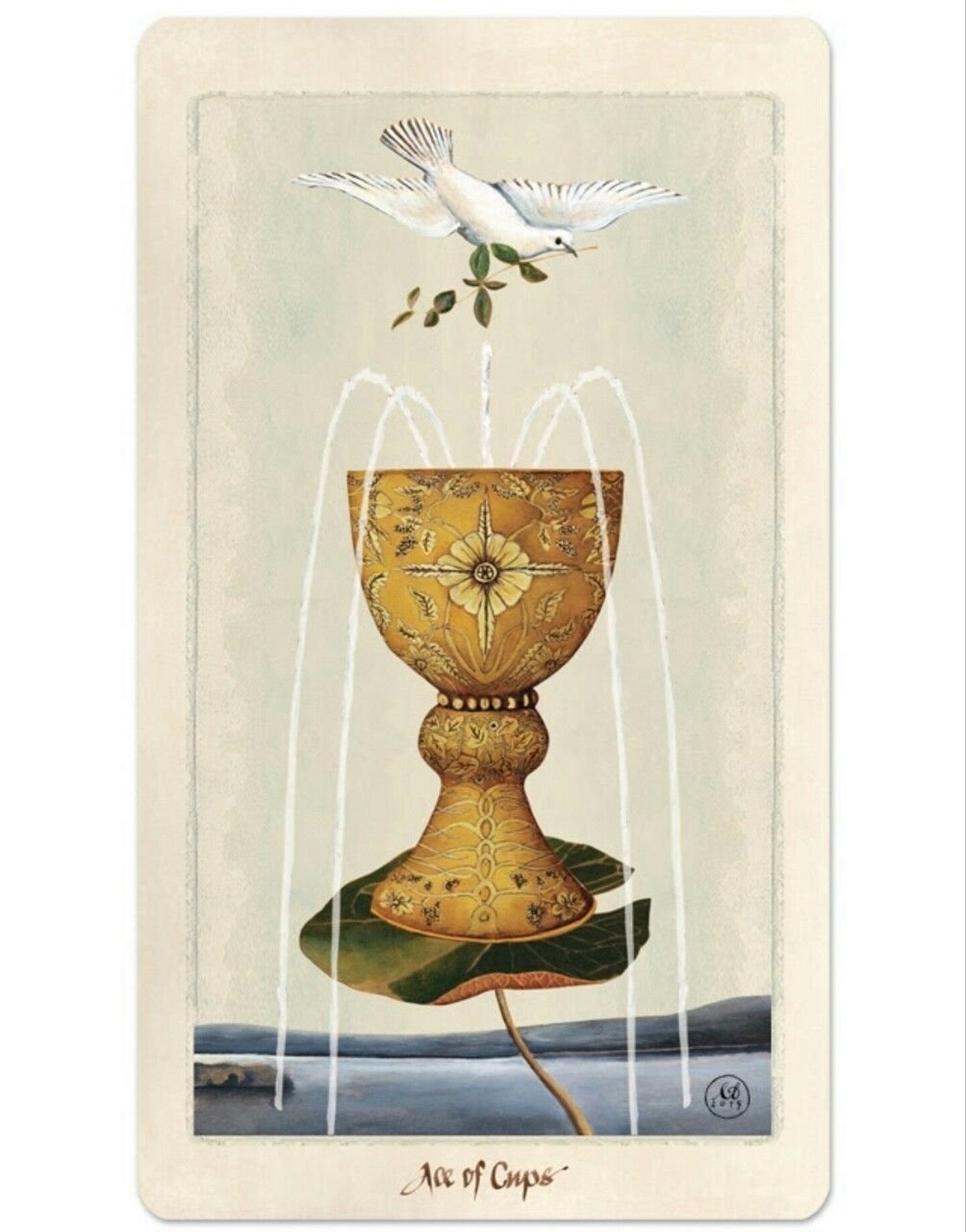 Карты Таро Уэйта туз кубков