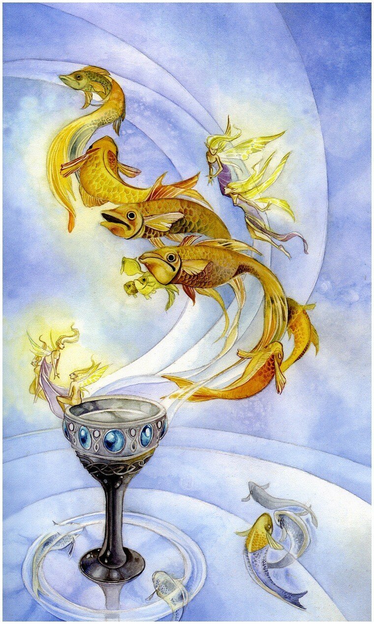 Таро колесо года туз кубков