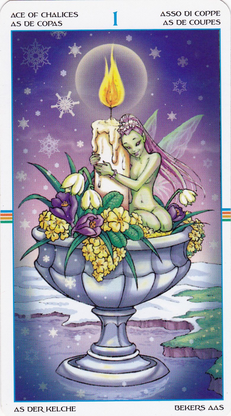 Туз кубков Таро Райдера Уэйта