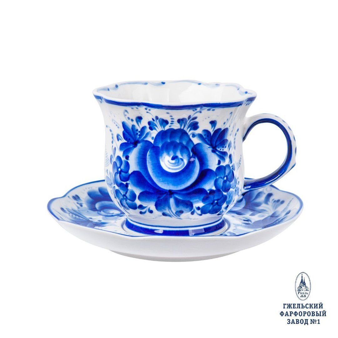 Родные края в росписи гжельской майолики