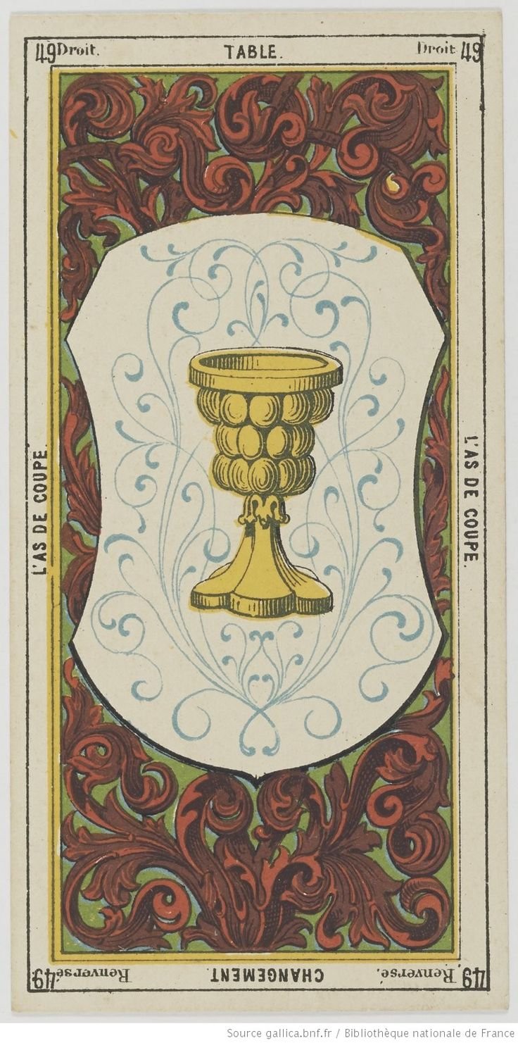 Туз кубков Таро креатор Фатум