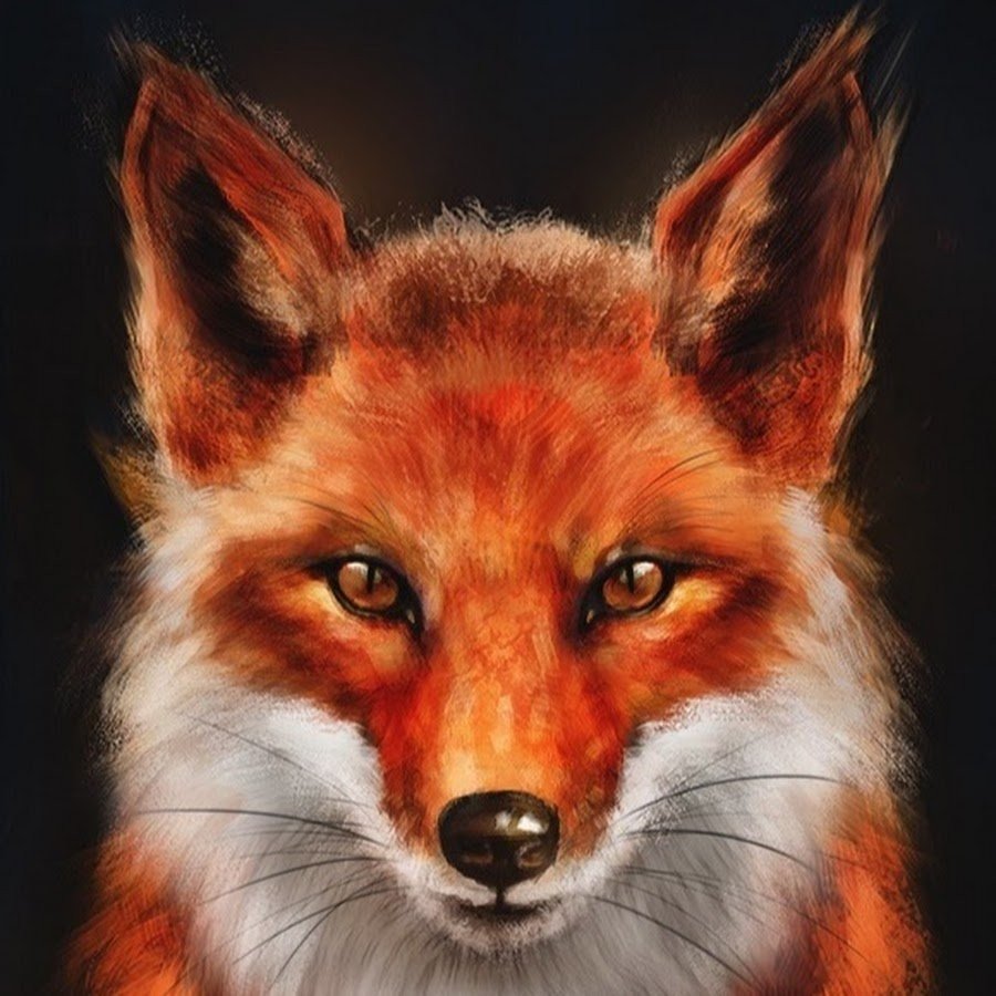 Игривый Лисенок арт