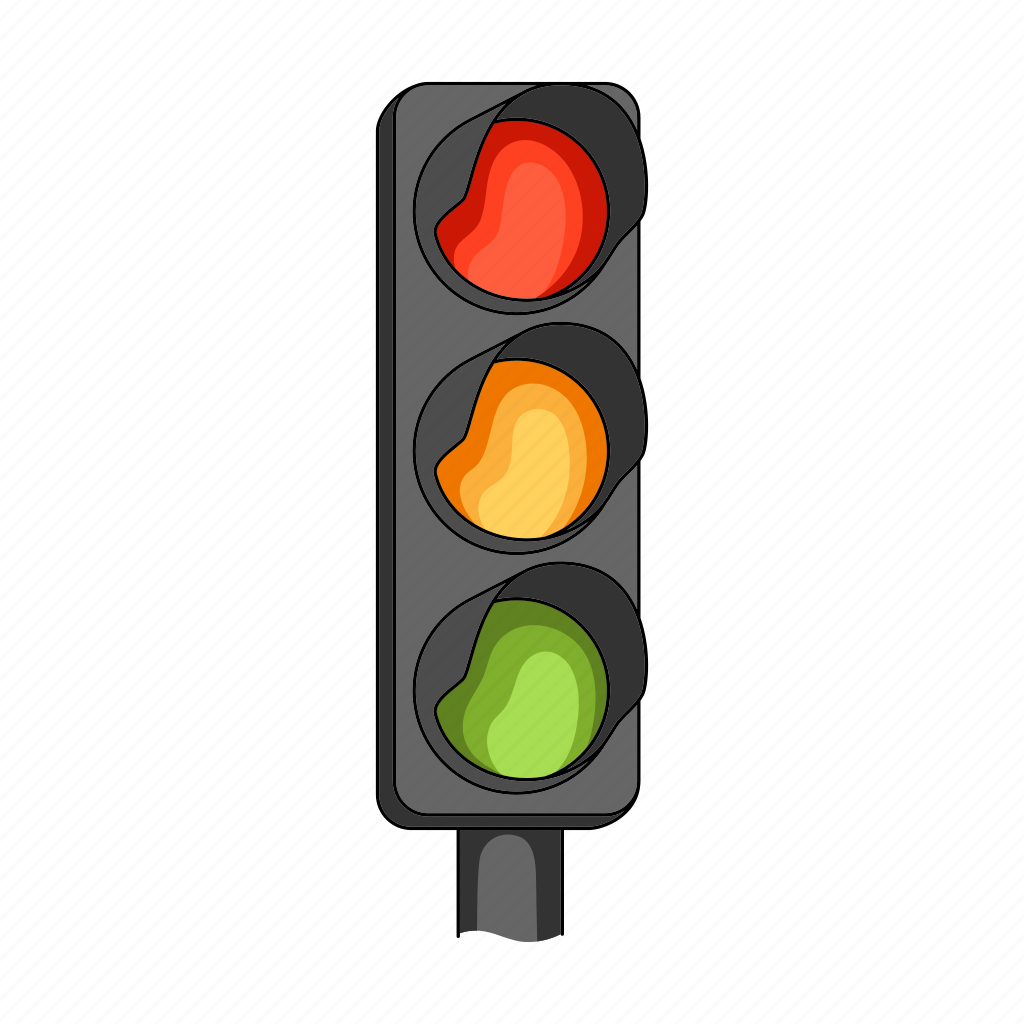 Светофор мультяшный