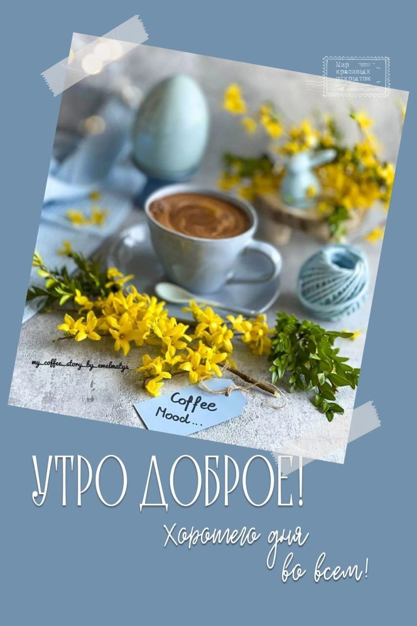 Стильные пожелания с добрым утром
