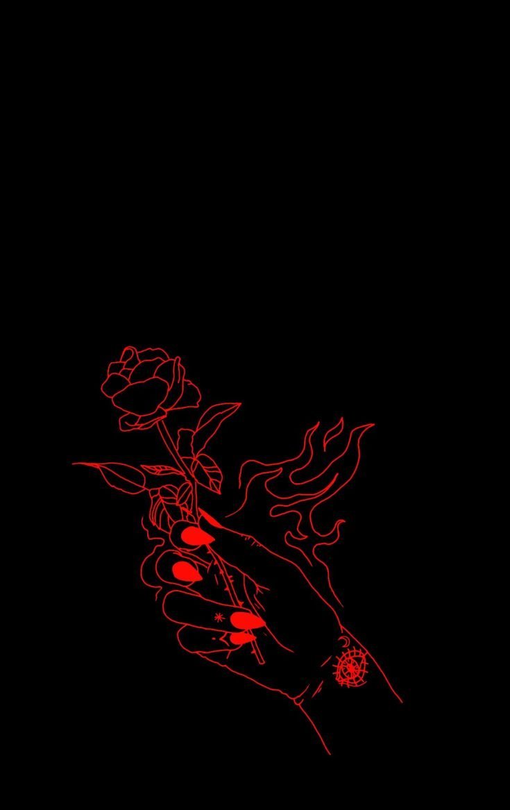 Красно чёрный фон Эстетика