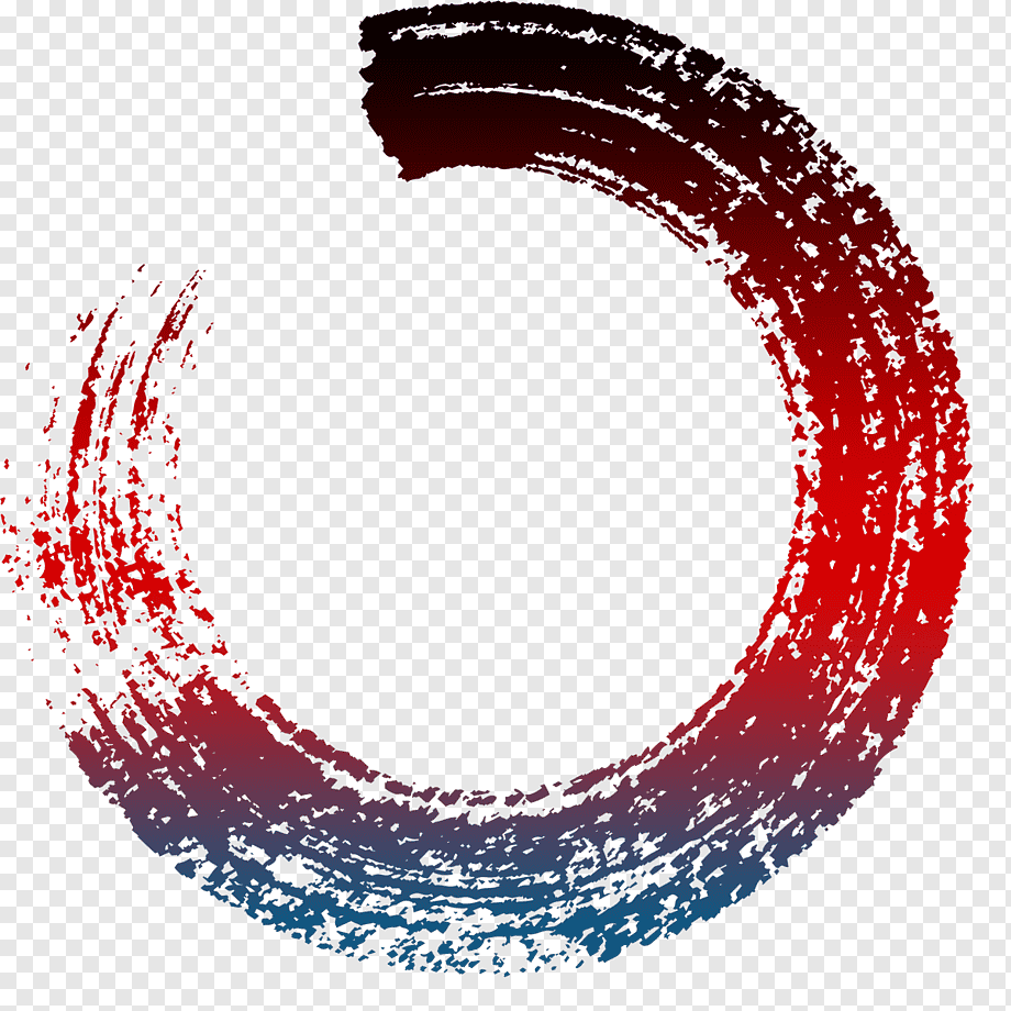 Красная круглая рамка