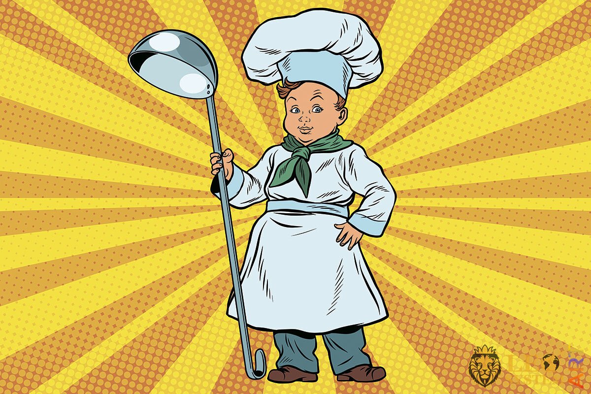 Ребенок повар арт