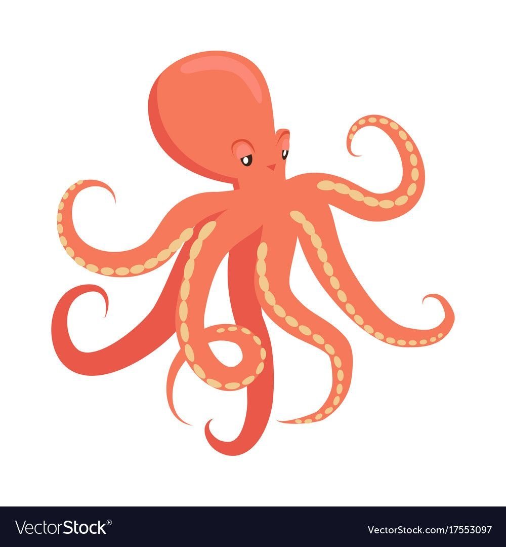 Арт фиолетовый осьминог